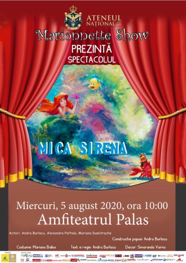 MICA SIRENA | Marionnette Show Sala Mare de Spectacole ,,Radu Beligan'' Ateneul din Iași