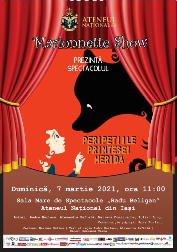 Marionnette Show | Peripețiile prințesei Merida Amfiteatru Baia Turcească