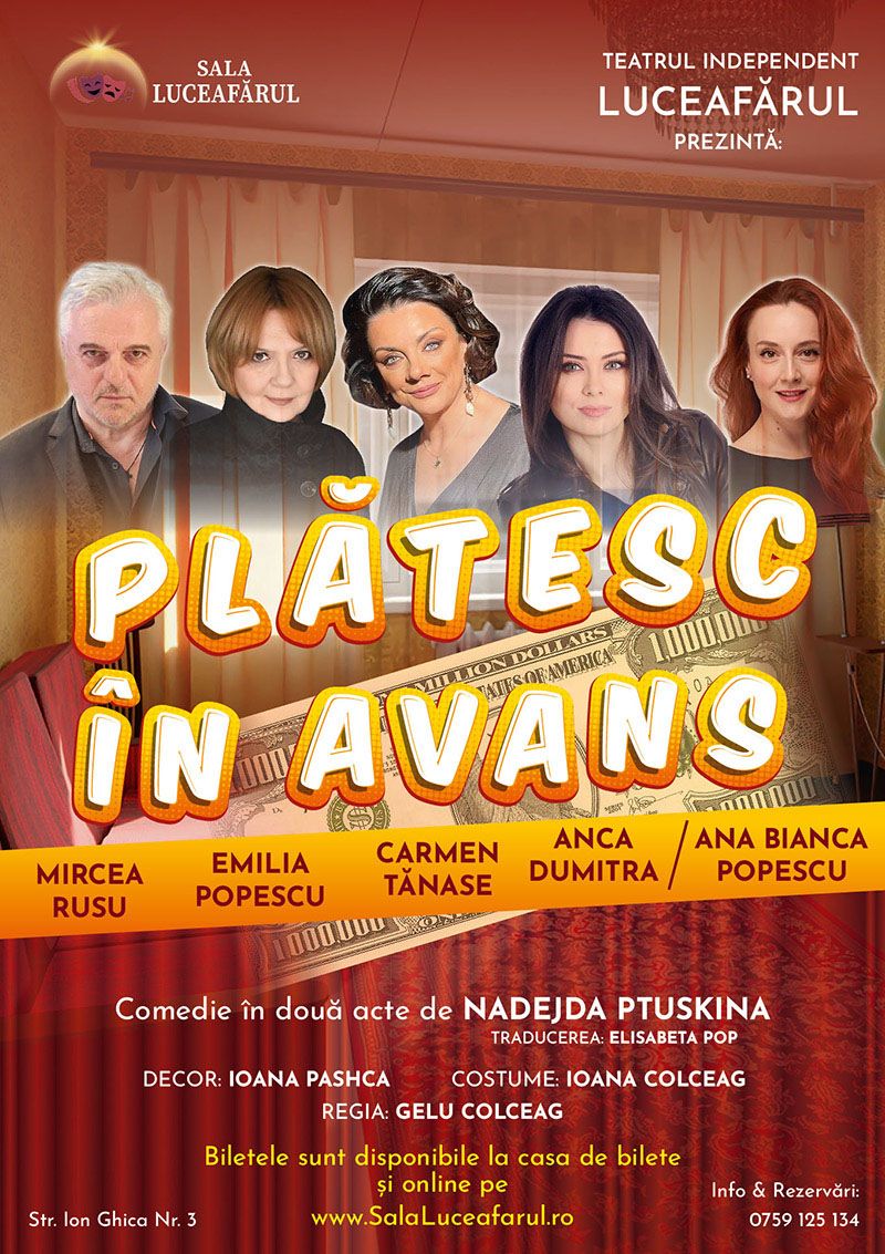 Plătesc în avans