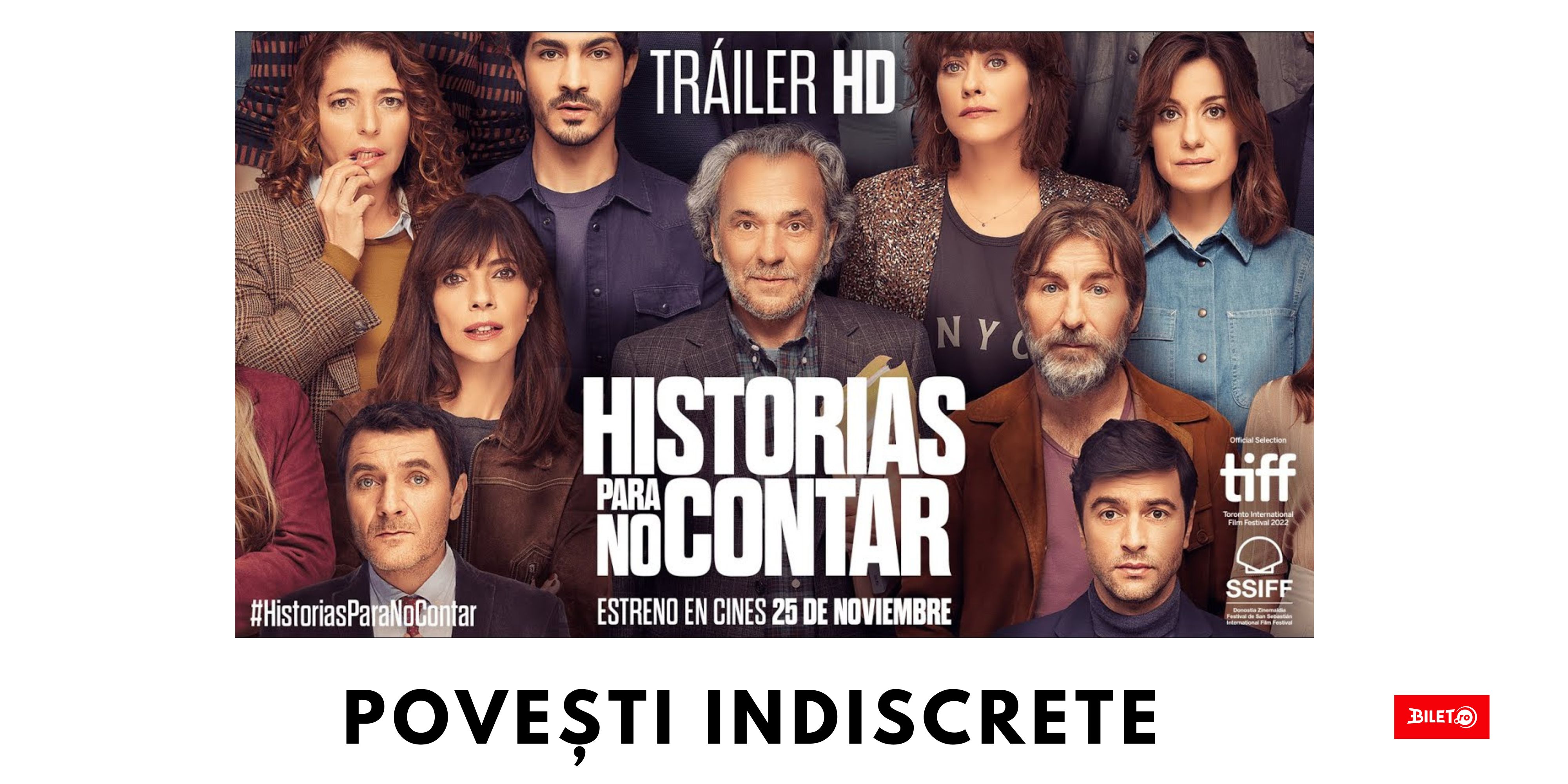 Bilete Povești indiscrete – Historias para no contar – (regia Cesc Gay