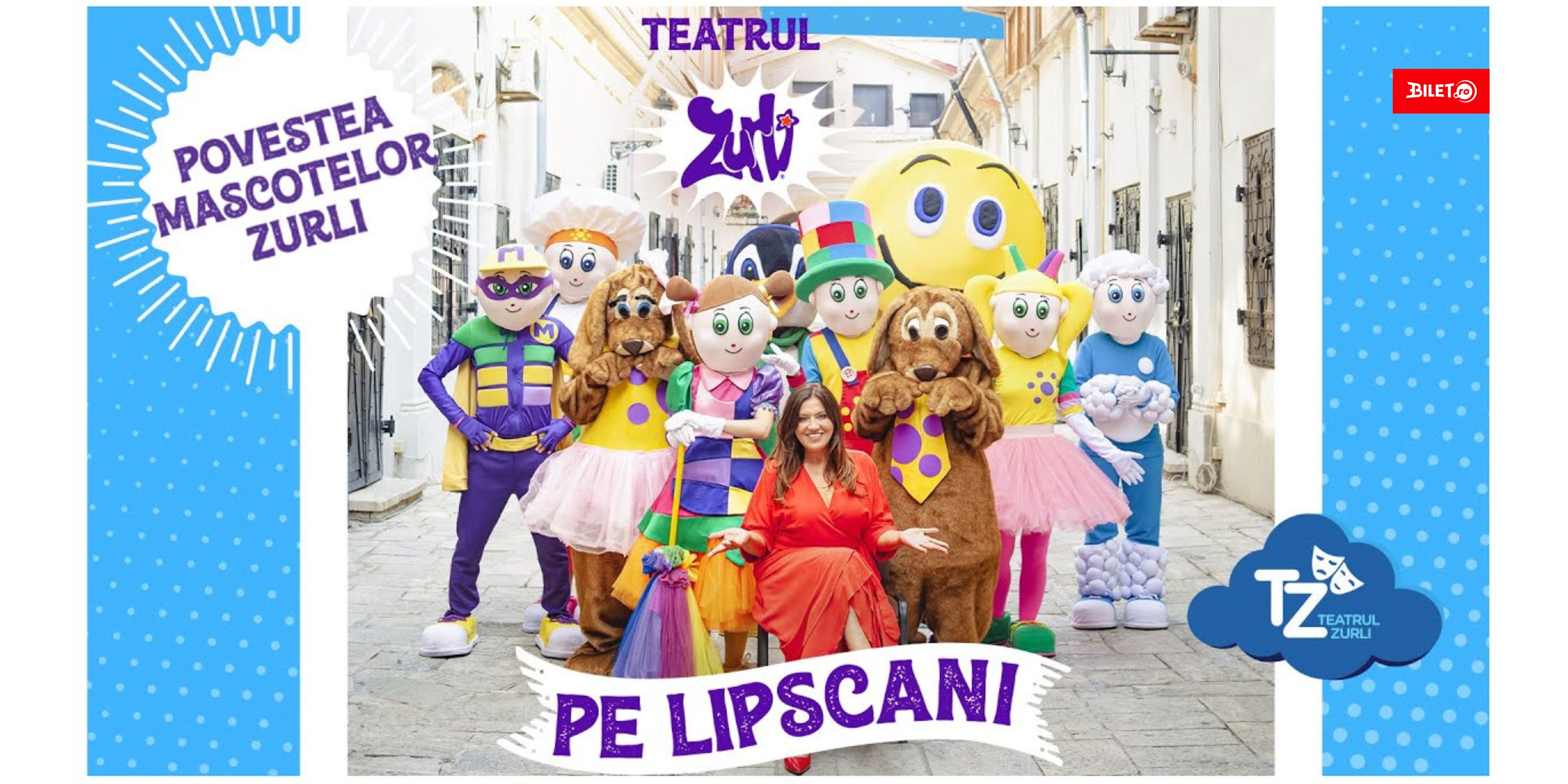 Bilete POVESTEA MASCOTELOR ZURLI | Spectacole Pentru Copii | BILET.ro