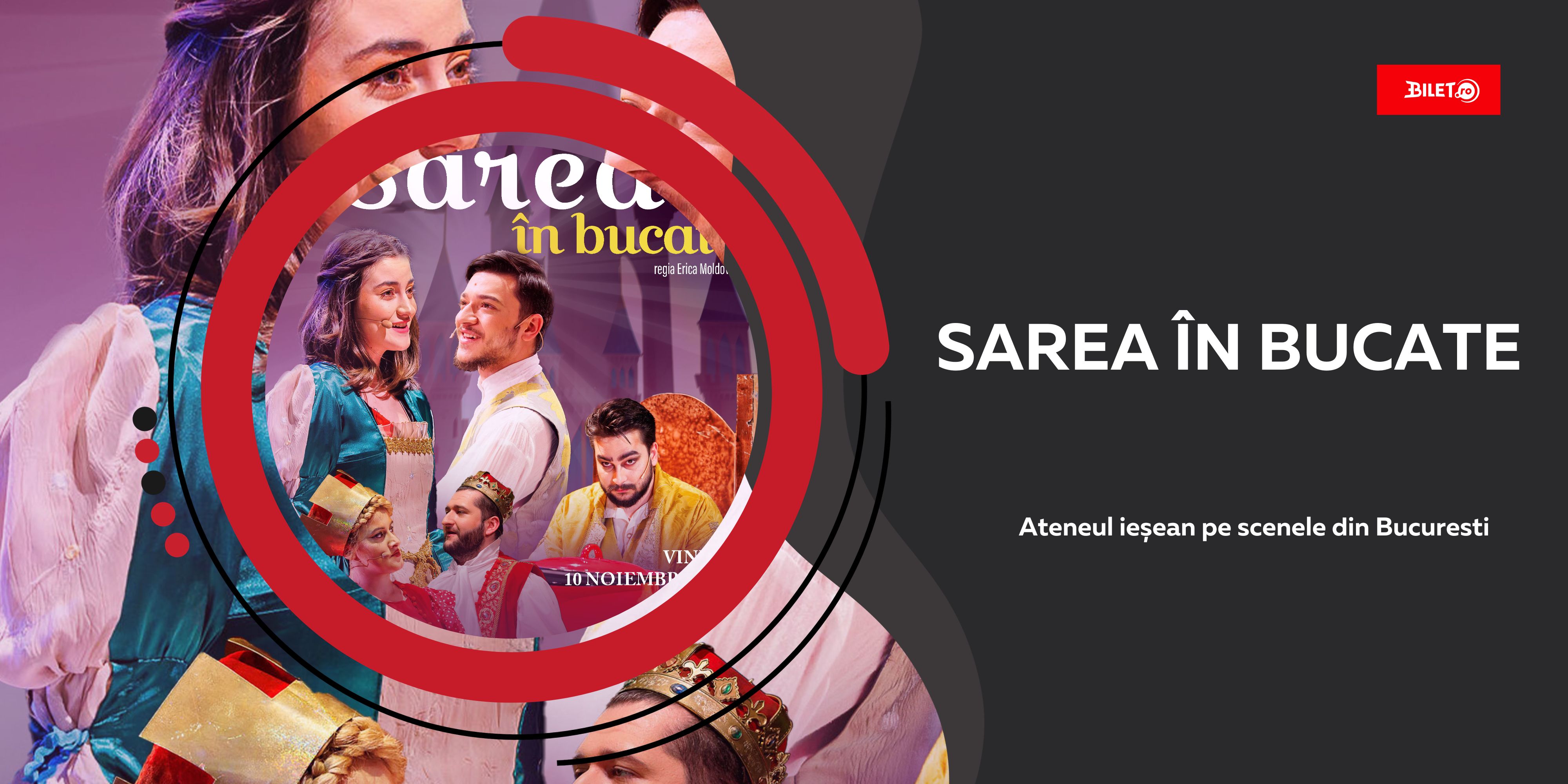 Bilete Sarea în bucate | regia Erica Moldovan | Teatru | BILET.ro