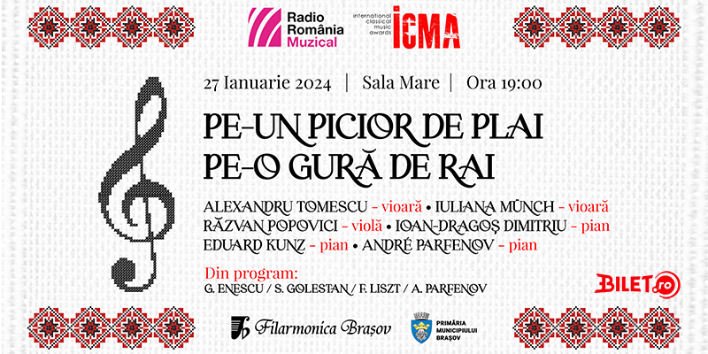 Concert de Gală cu I. Münch, A. Tomescu, R. Popovici, I.D Dimitriu, E. Kunz și A. Parfenov