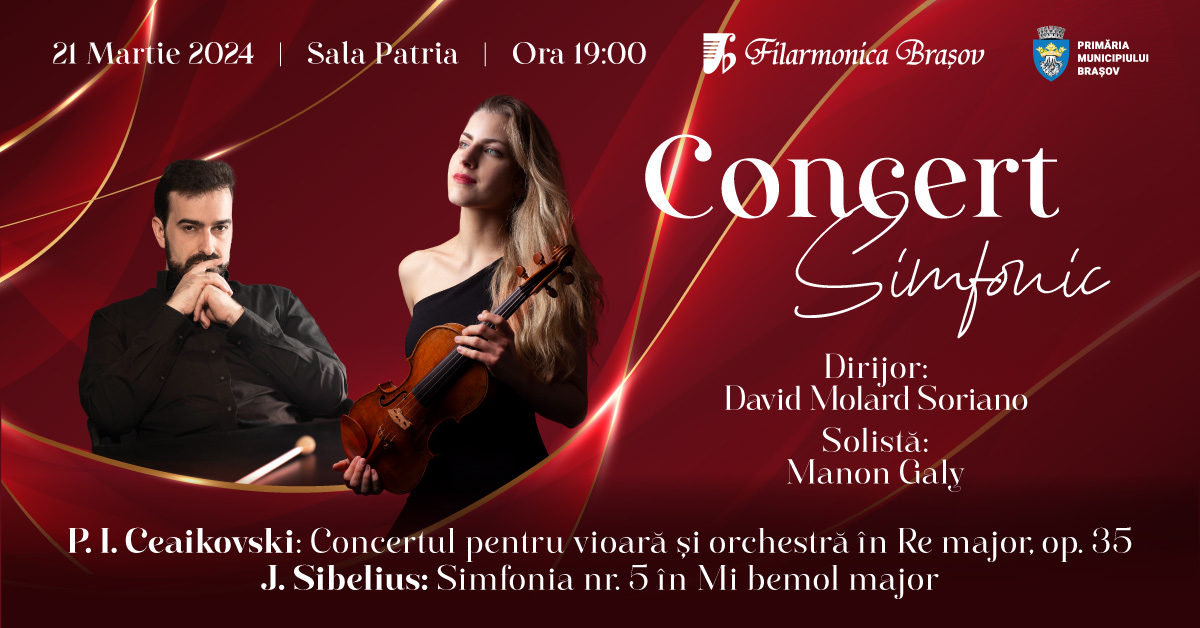David Molard Soriano, Manon Galy și orchestra Filarmonicii Brașov în concert