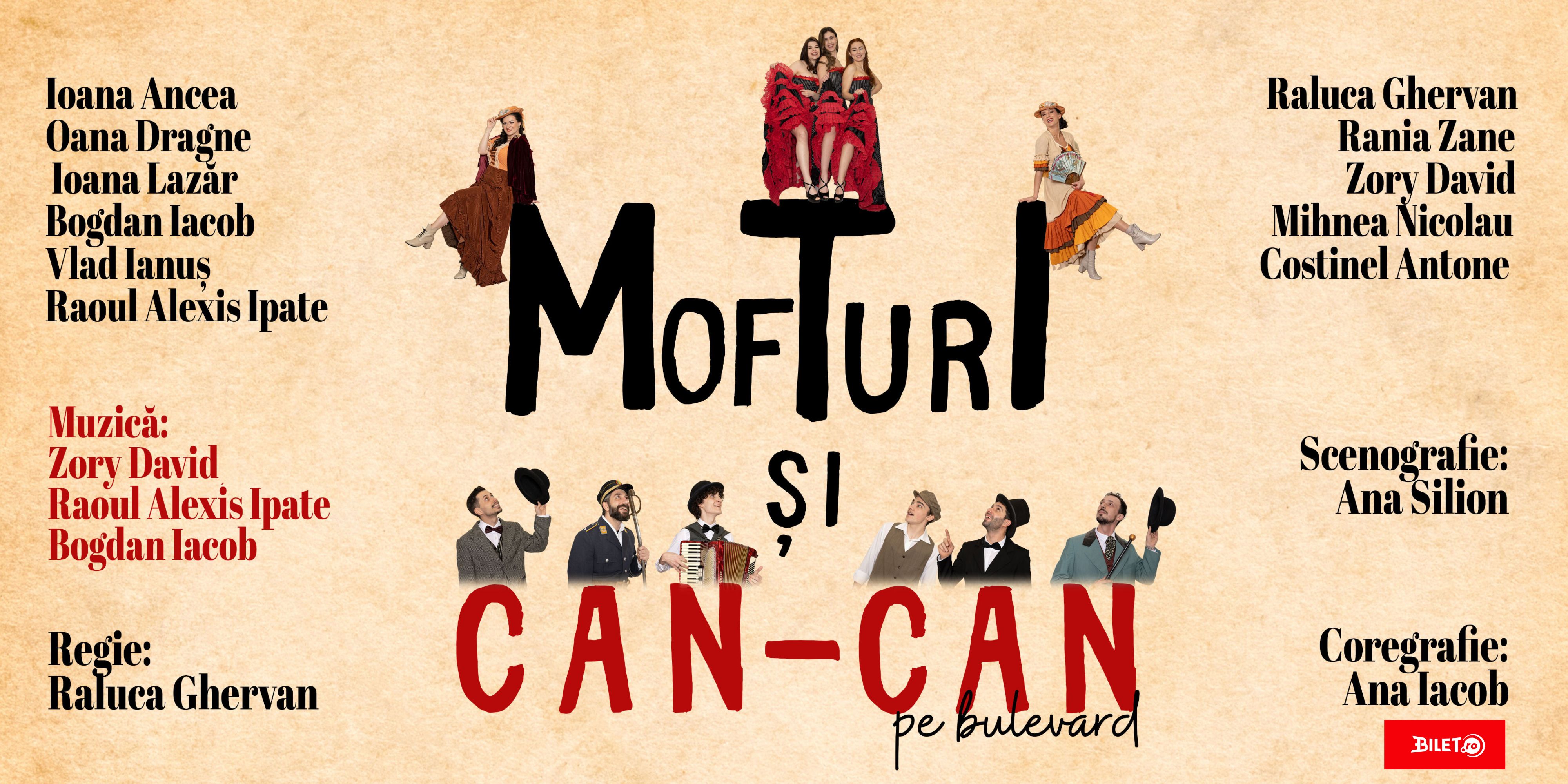 Mofturi și can-can pe bulevard