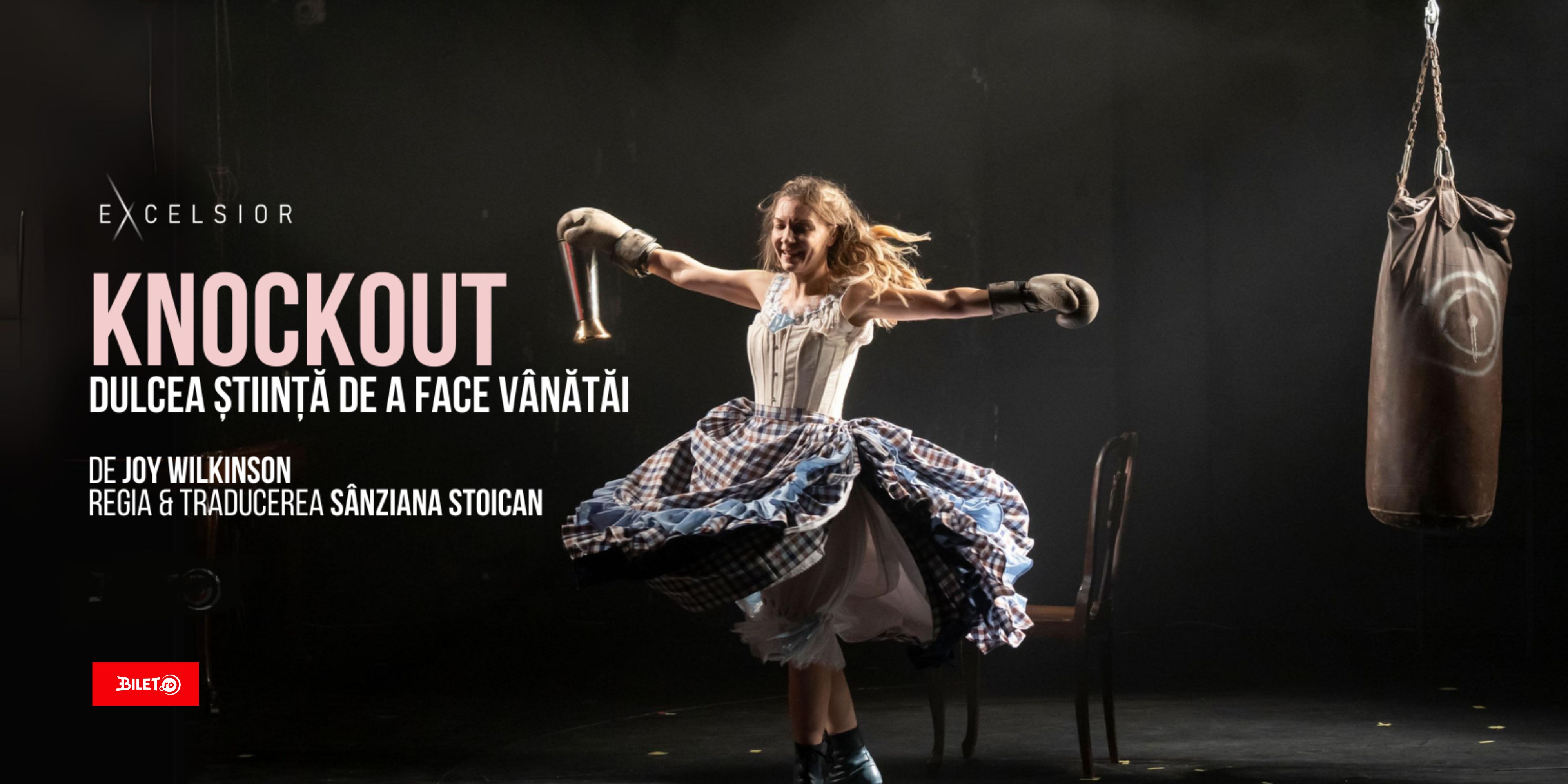 Bilete KNOCKOUT. Dulcea știință de a face vânătăi | Teatru | BILET.ro
