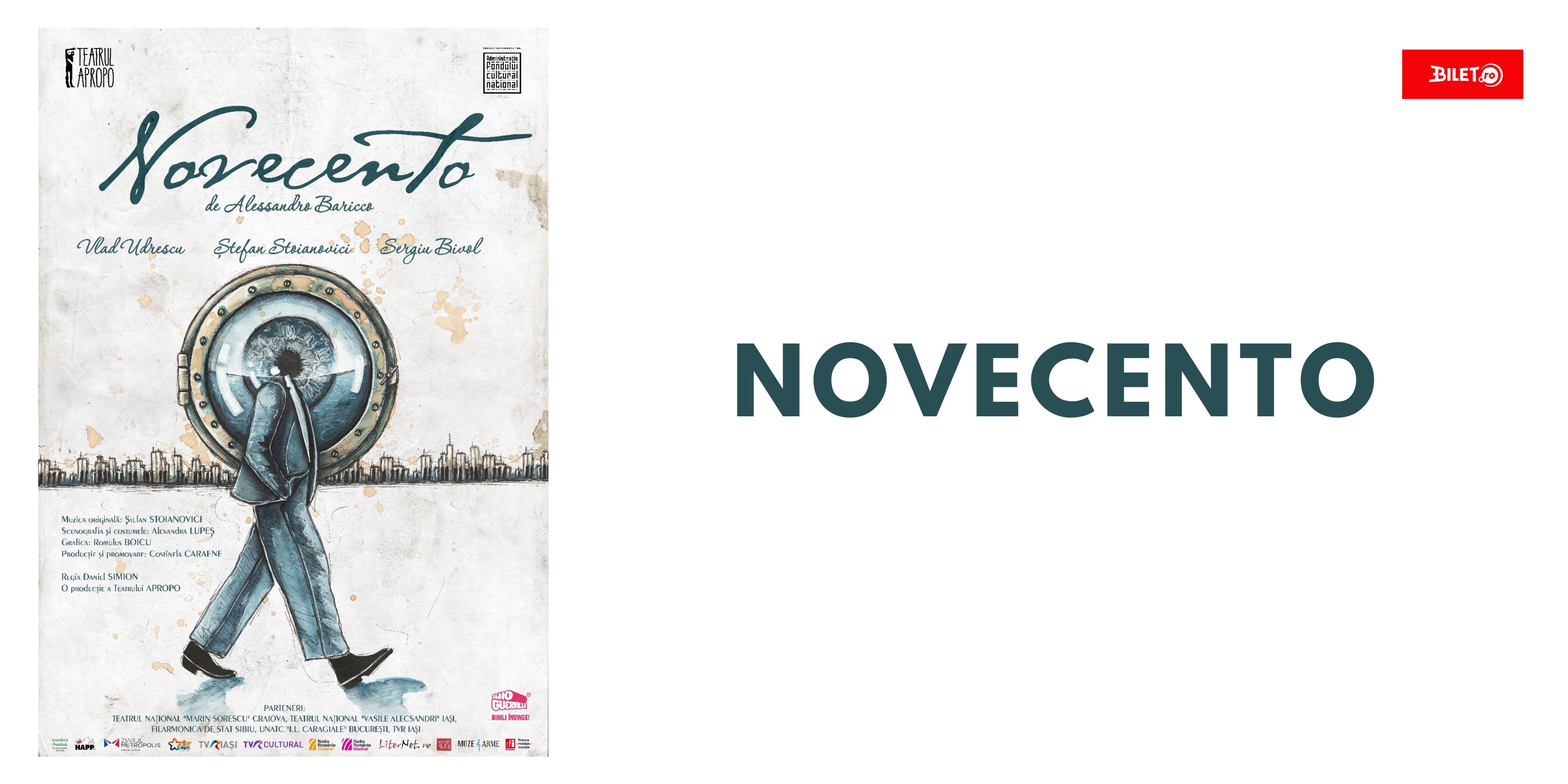 Novecento (Teatrul Apropo 2024)