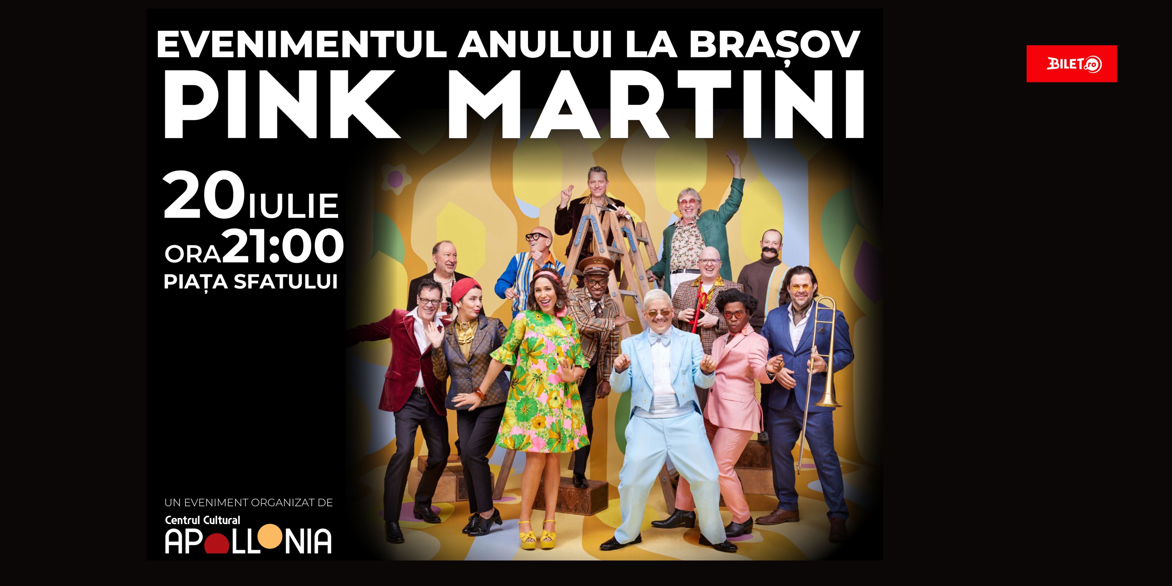 Pink Martini: Concertul anului, în Piața Sfatului din Brașov!