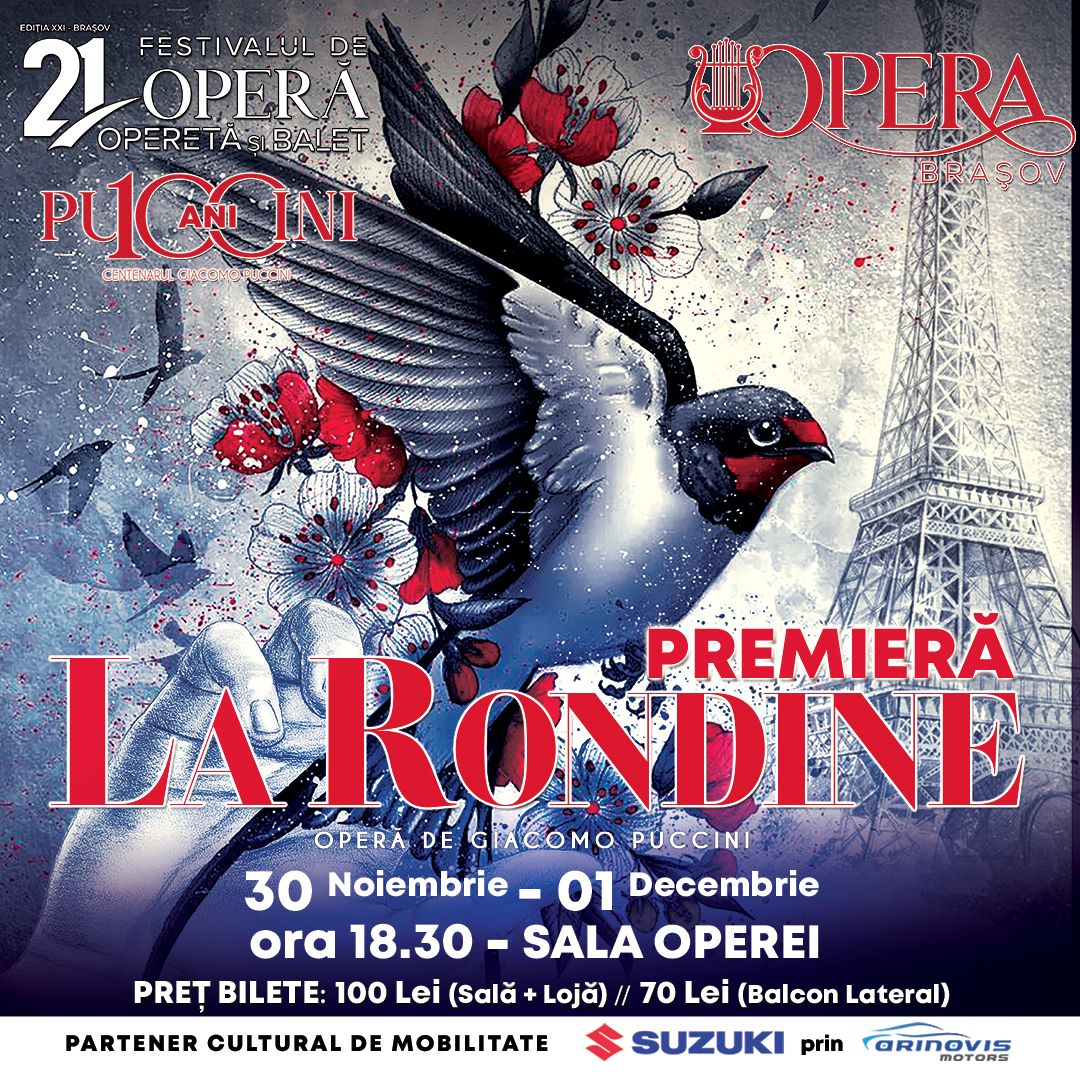 LA RONDINE - Operă de Giacomo Puccini