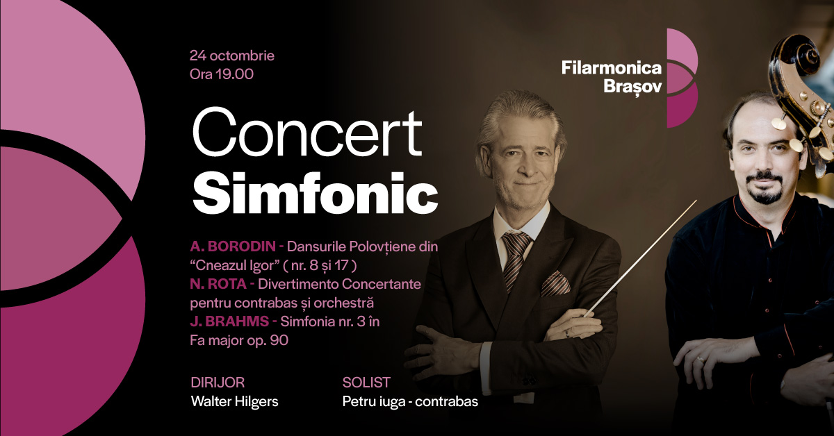 Walter Hilgers, Petru Iuga și orchestra Filarmonicii Brașov în concert