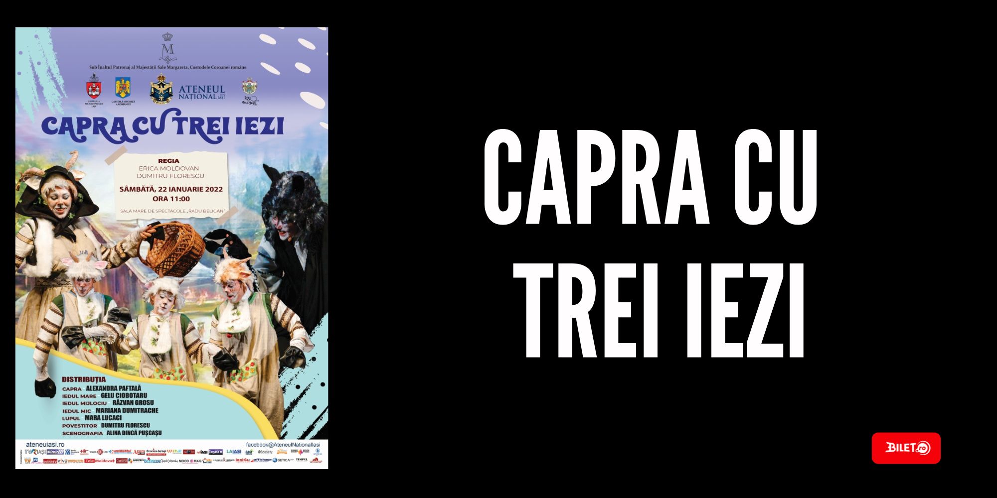 CAPRA CU TREI IEZI | Regia: Erica Moldovan