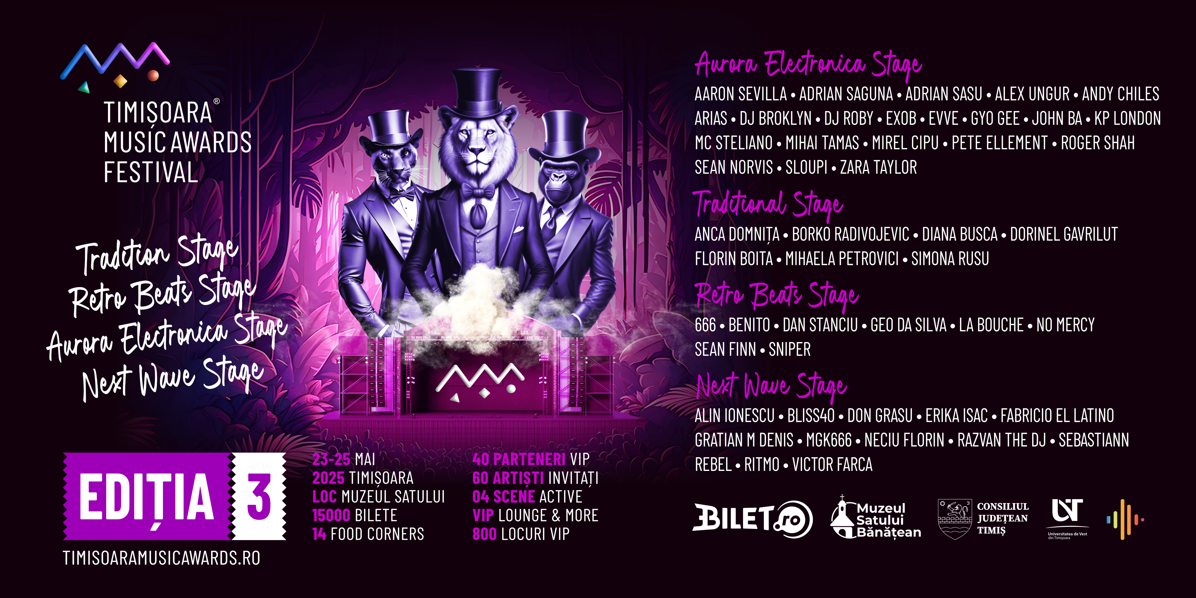 Bilete Timișoara Music Awards 2025 | Festival | BILET.ro