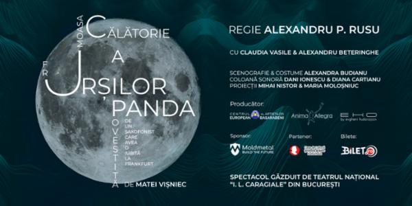 Frumoasa călătorie a urșilor panda povestită de un saxofonist care avea o iubită la Frankfurt TNB - Sala Atelier