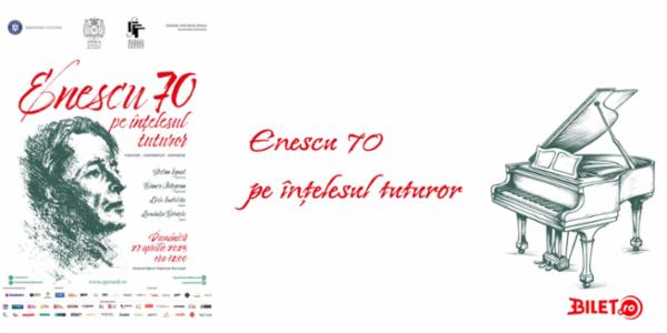 Enescu 70 pe înțelesul tuturor Spectacol itinerant foaier