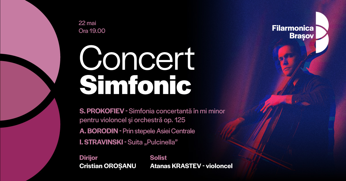 Cristian Oroșanu, Atanas Krastev și orchestra Filarmonicii Brașov în concert