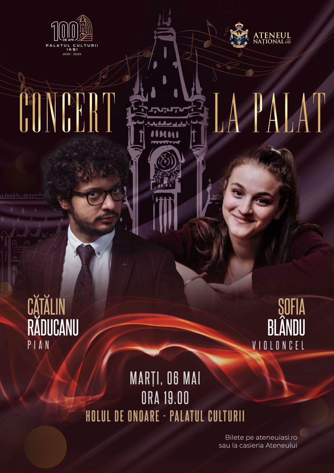 Concert la Palat / Sofia Blându și Cătălin Răducanu