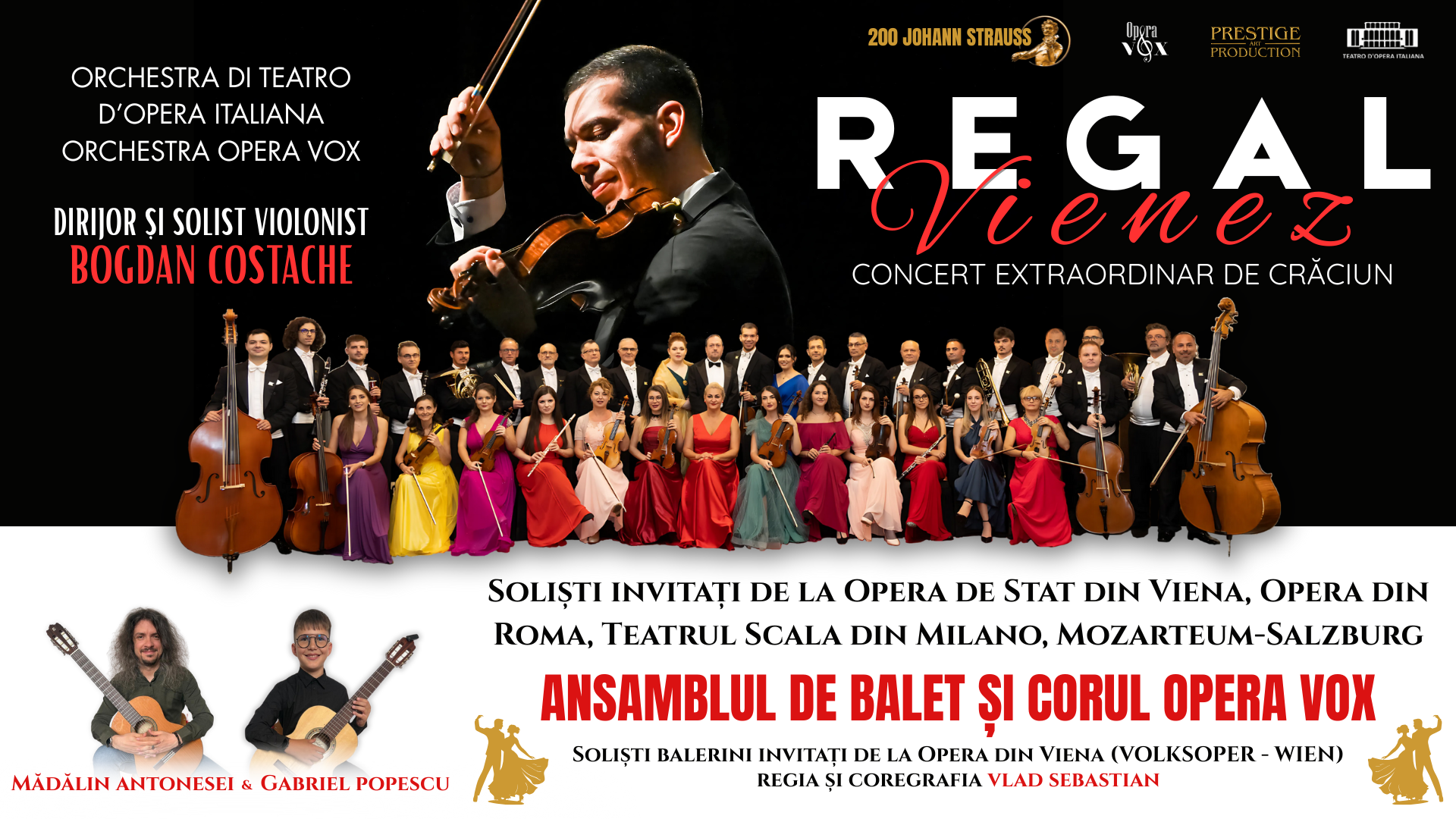 Bilete REGAL VIENEZ - CONCERT EXTRAORDINAR DE CRACIUN | TIMISOARA