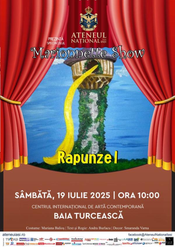 Spectacol de teatru pentru copii „Rapunzel” , Marionette Show Sala Mare de Spectacole ,,Radu Beligan'' Ateneul din Iași