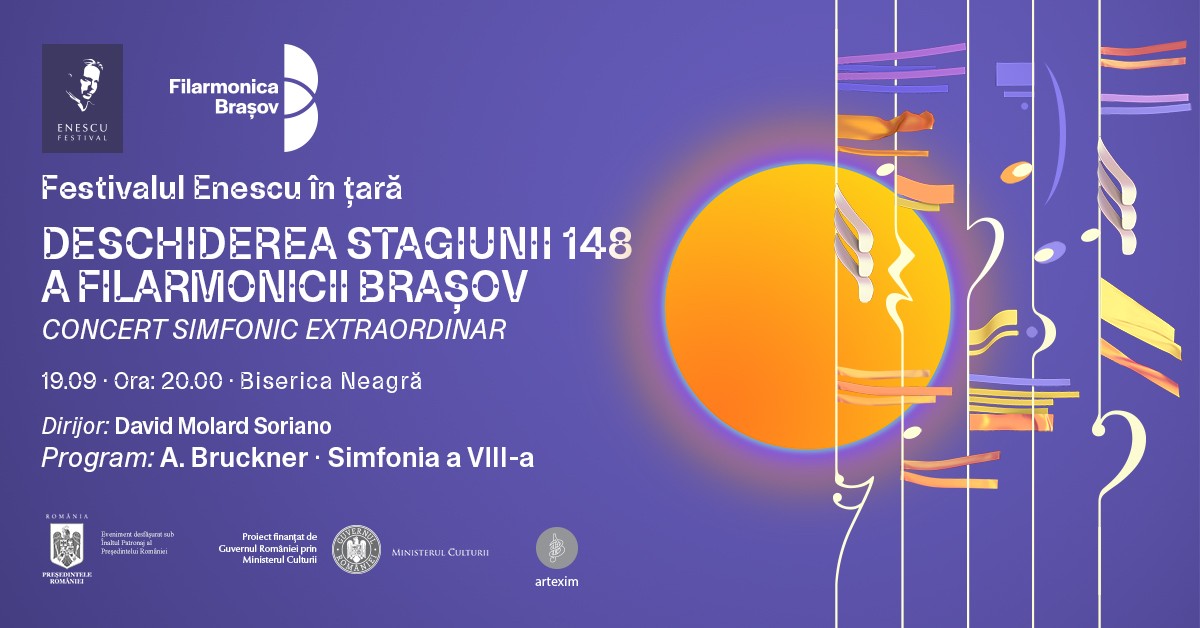 Festivalul Enescu în țară: Deschiderea Stagiunii 148 a Filarmonicii Brașov