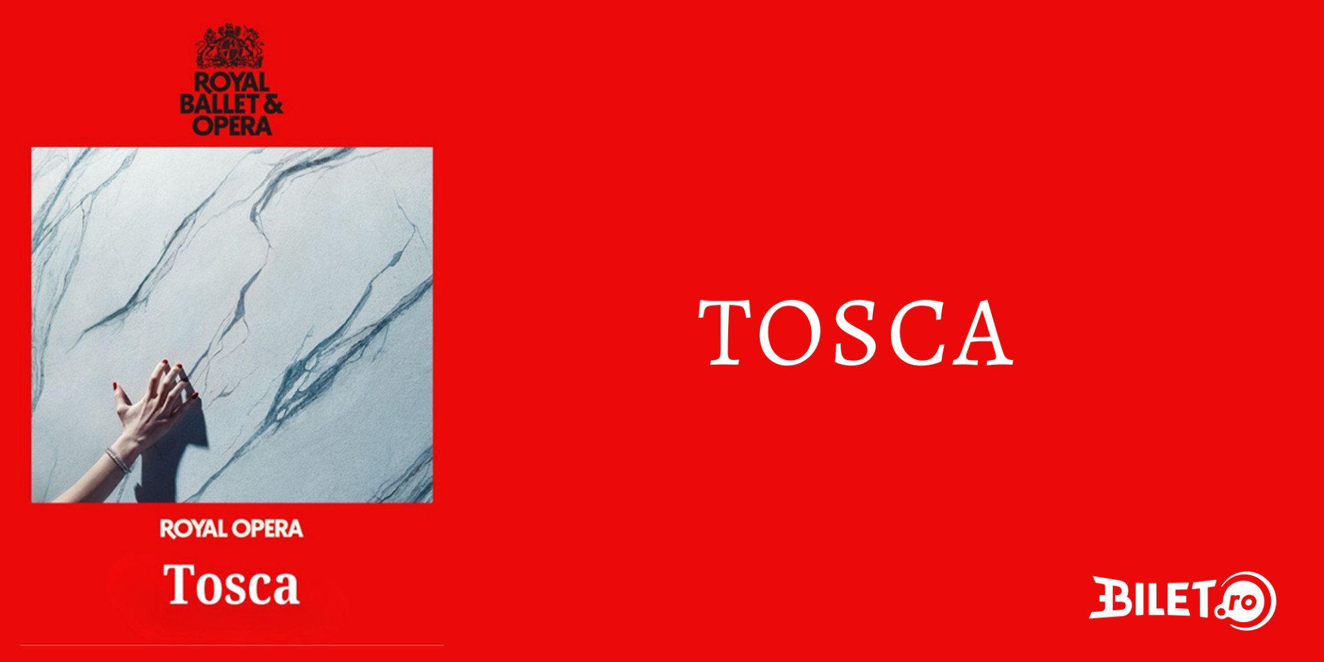 Tosca - (regia OLIVER MEARS) - Premieră - Spectacol de balet & operă transmis de la Royal Opera House