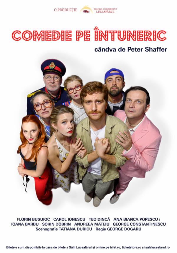 COMEDIE PE ÎNTUNERIC de Peter Shaffer Sala Luceafărul