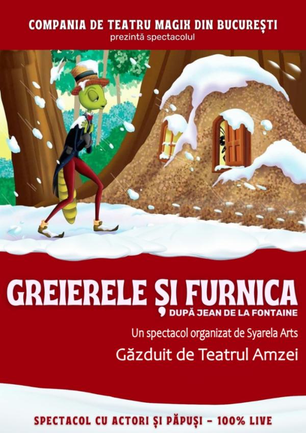 Greierele și Furnica Teatrul Amzei