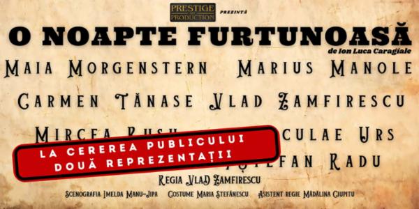 O NOAPTE FURTUNOASA | BUCURESTI TNB - Sala "Ion Caramitru"