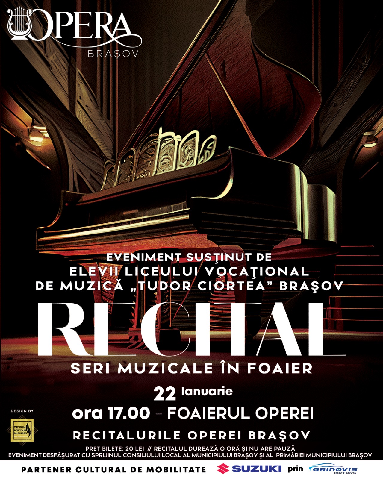 RECITALURILE OPEREI BRAȘOV – Seri muzicale în foaier