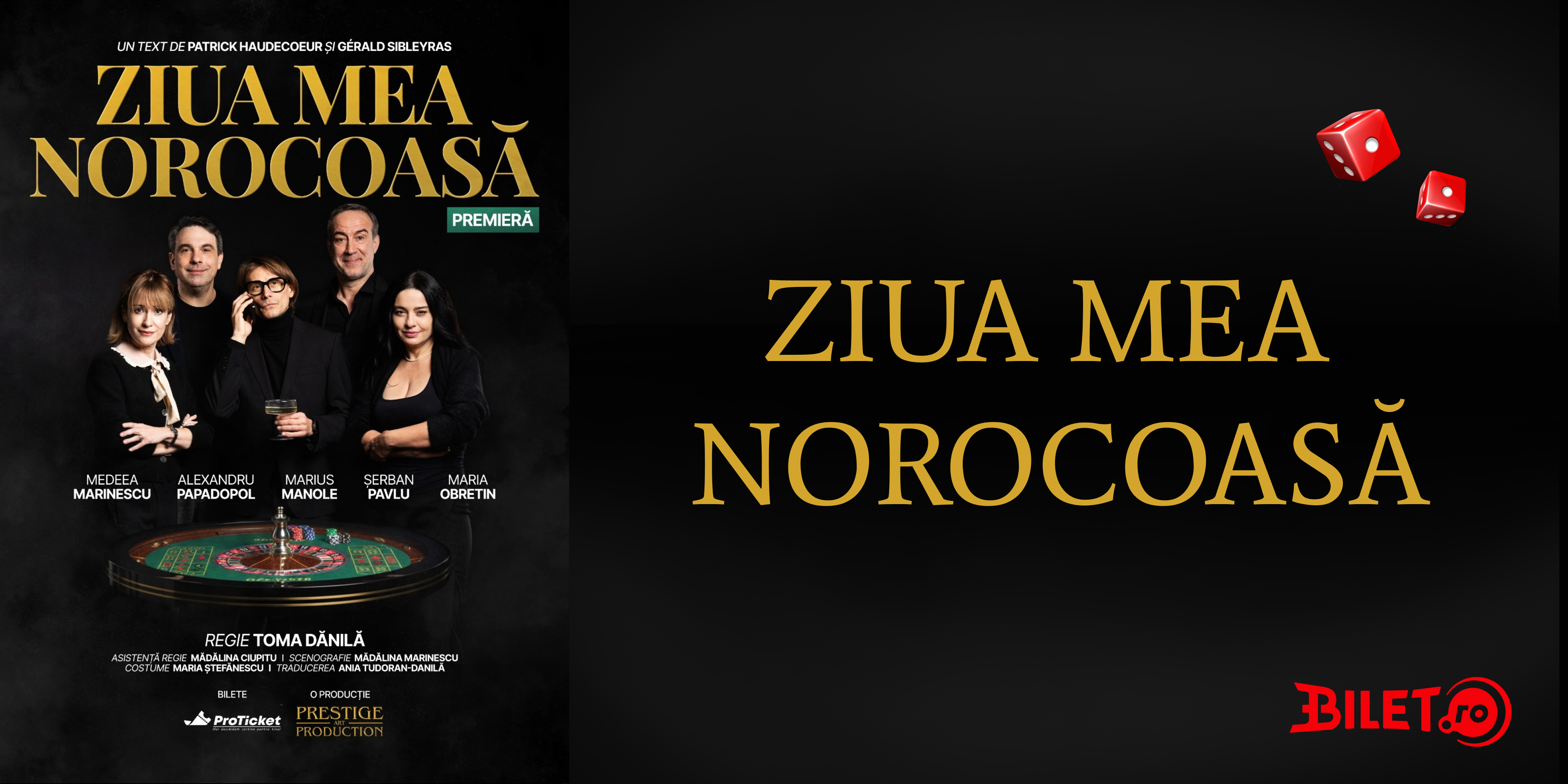 ZIUA MEA NOROCOASA - PREMIERA NATIONALA | BUCURESTI
