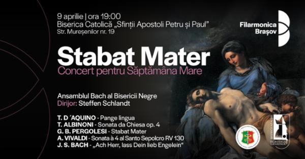 Concert pentru Săptămâna Mare: Stabat Mater | Dirijor: Steffen Schlandt Biserica Catolică „Sfinții Apostoli Petru și Paul”
