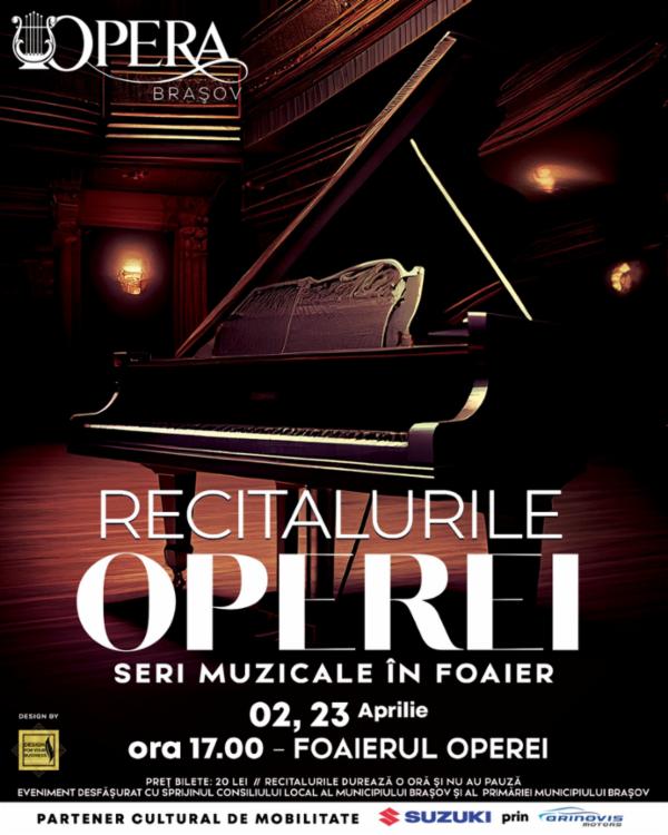 RECITALURILE OPEREI BRAȘOV – Seri muzicale în foaier Opera Brasov - Foaier