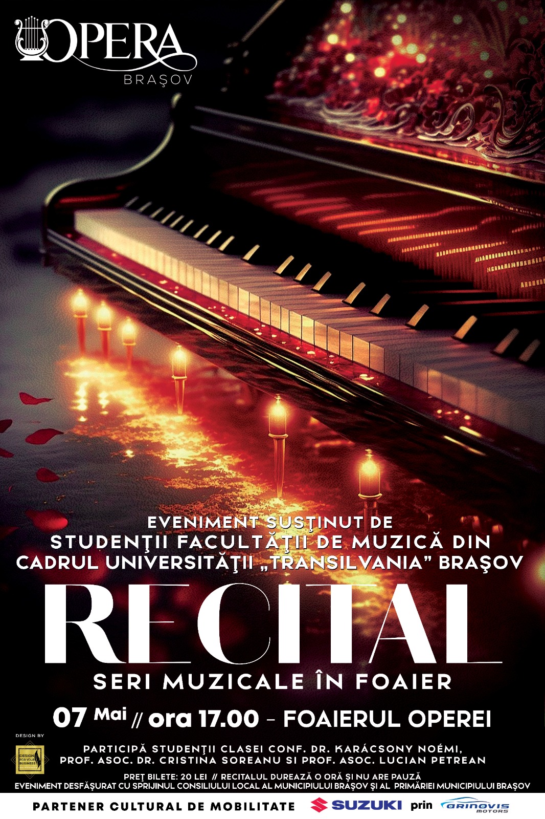 RECITALURILE OPEREI BRAȘOV – Seri muzicale în foaier