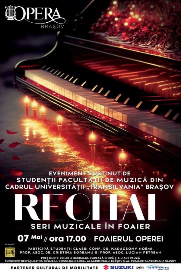 RECITALURILE OPEREI BRAȘOV – Seri muzicale în foaier Opera Brasov - Foaier