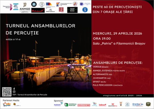 Recital de percuție TAP Sala Patria - BRASOV