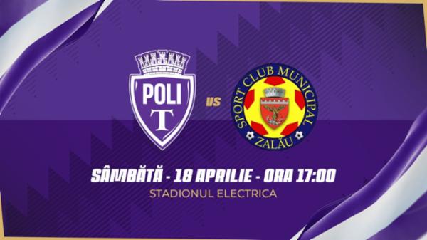 Politehnica Timișoara - SCM Zalău Stadionul Electrica