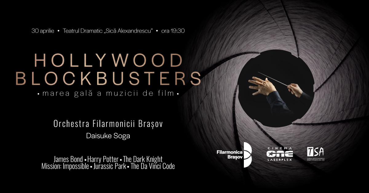 HOLLYWOOD BLOCKBUSTERS: Marea gală a muzicii de film | Dirijor: Daisuke Soga