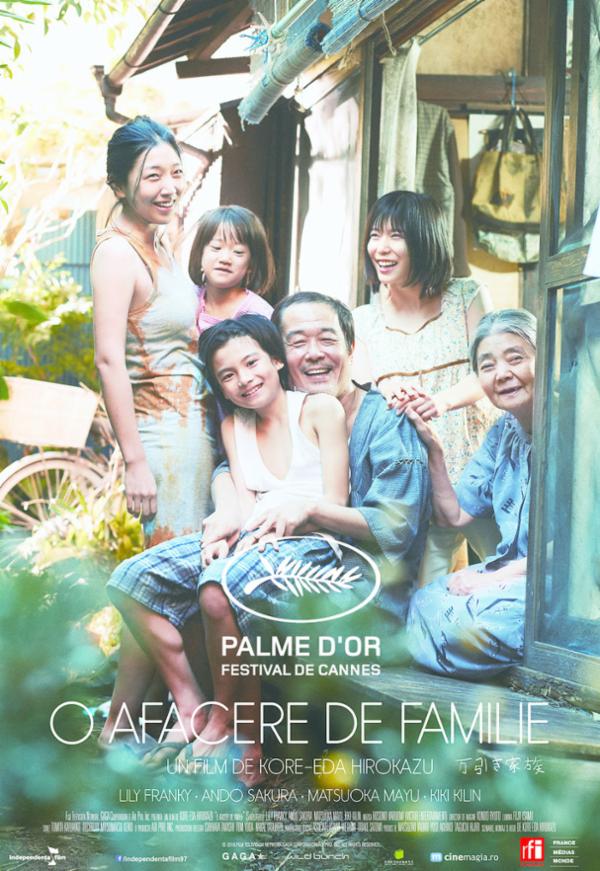 O afacere de familie - Shoplifters - (regia Hirokazu Koreeda) - AP12 - Palme d’Or 2018 Centrul Internațional de Artă Contemporană - Baia Turcească Iași
