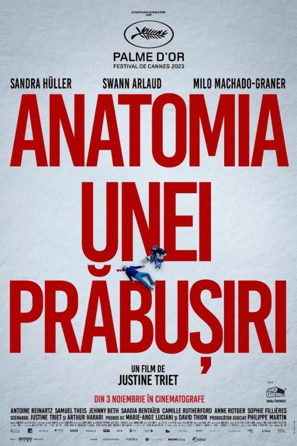Anatomia unei prăbușiri - Anatomie d'une chute - (regia Justine Triet) - N15 - Nerecomandat sub 15 ani - Palme d’Or 2023 Centrul Internațional de Artă Contemporană - Baia Turcească Iași