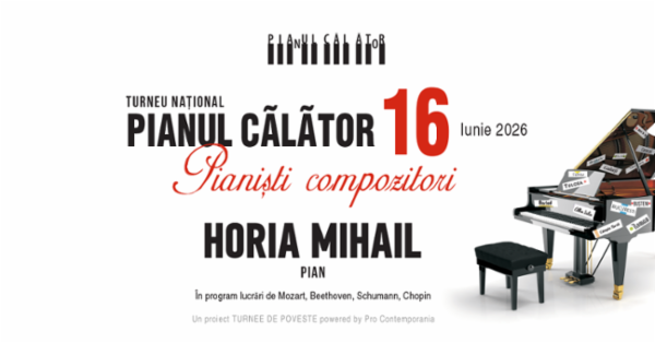 Turneul național Pianul Călător cu Horia Mihail Sala Patria - BRASOV