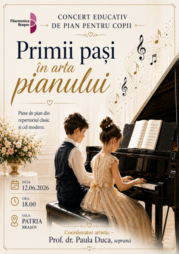 Recital educativ de pian Sala Patria - BRASOV