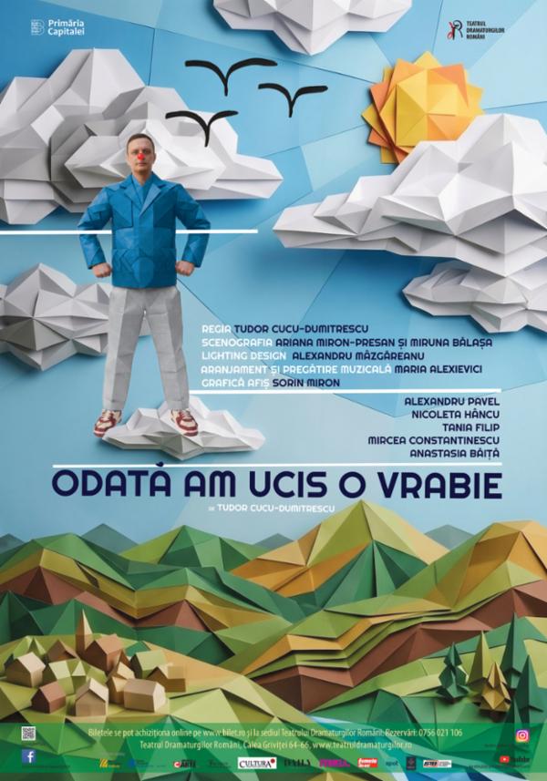 ODATĂ AM UCIS O VRABIE Teatrul Dramaturgilor Romani - Sală Ion Băieșu