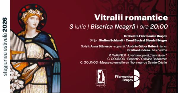 Vitralii romantice: Concert estival în Biserica Neagră | Dirijor: Steffen Schlandt Biserica Neagră