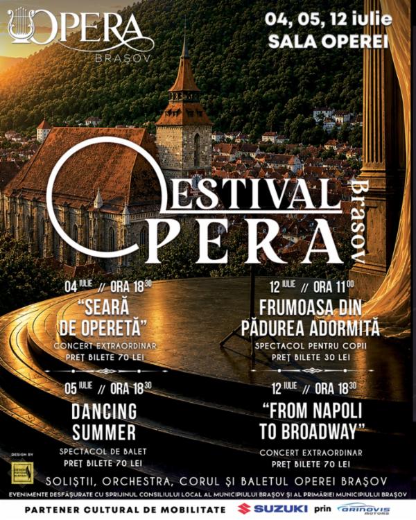 OPERA BRAȘOV ESTIVAL – SEARĂ DE OPERETĂ Opera Brasov