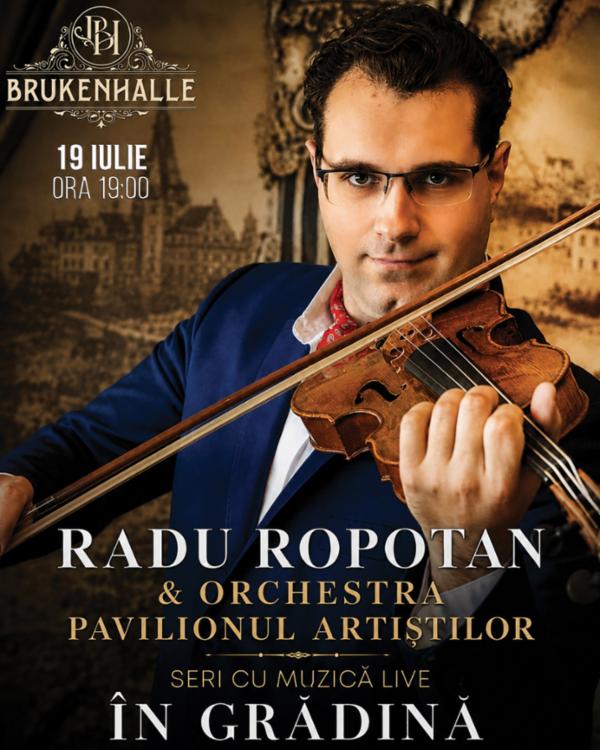 Seri cu muzică live in grădină - Radu Ropotan & Orchestra Pavilionul Artistilor Restaurant Brukenhalle