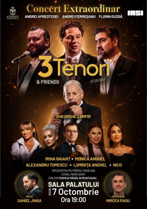 3 tenori ieșeni & friends Sala Palatului
