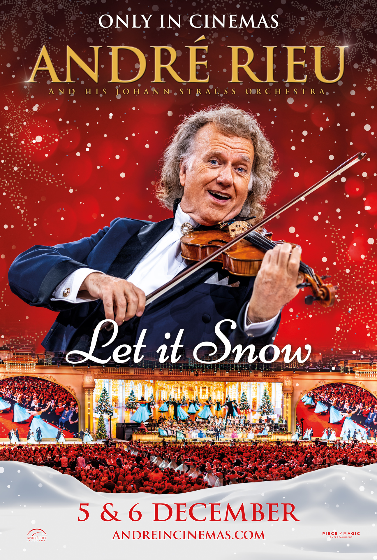 Bilete André Rieu's 2026 Christmas Concert: Let It Snow - PREMIERĂ