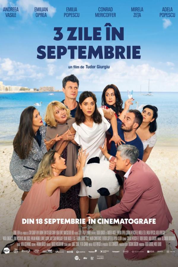 3 zile în septembrie – (regia Tudor Giurgiu) – N 15 – Nerecomandat sub 15 ani Sala Mare de Spectacole ,,Radu Beligan'' Ateneul din Iași