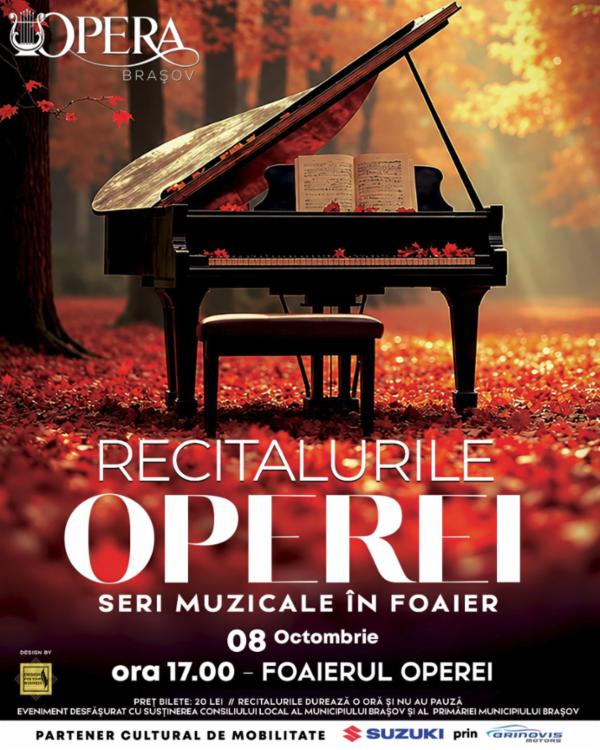 RECITALURILE OPEREI BRAȘOV – Seri muzicale în foaier Opera Brasov - Foaier