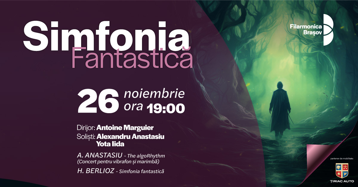 Antoine Marguier, Alexandru Anastasiu și orchestra Filarmonicii Brașov în concert