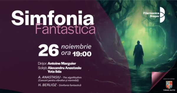 Antoine Marguier, Alexandru Anastasiu și orchestra Filarmonicii Brașov în concert Sala Patria - BRASOV